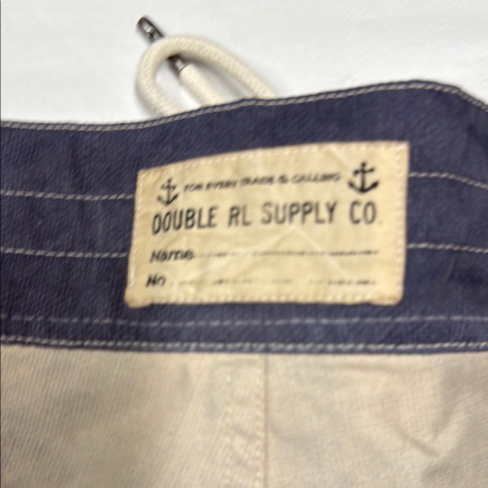Ralph Lauren double RL Striped Twill Short 59% cotton 41% nylon - Picture 7 of 16